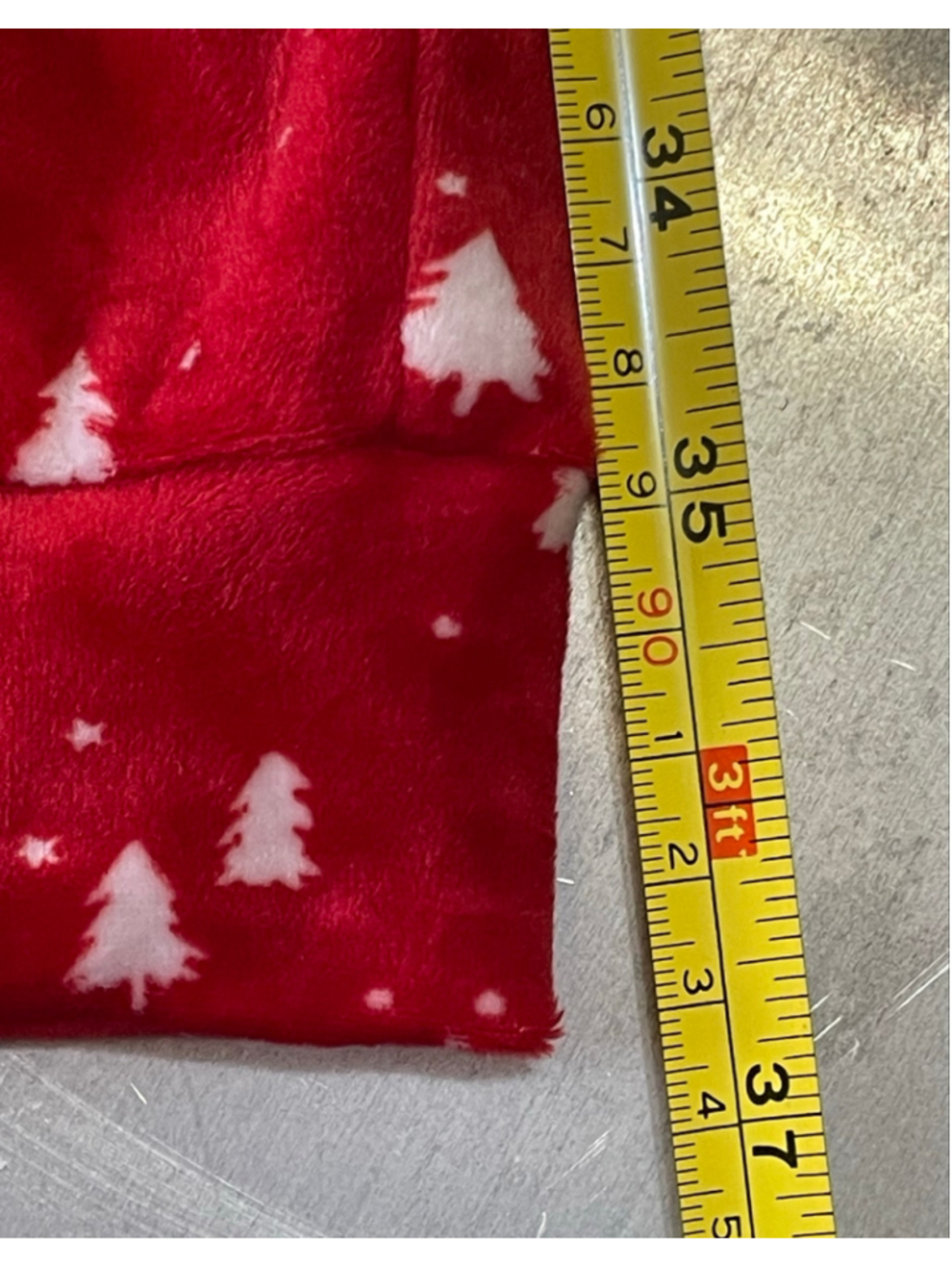 Auden Christmas Pajama Set Red Holiday Tree Print Lounge Wear Size Med - Picture 8 of 12